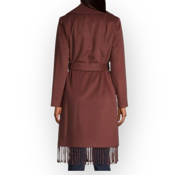 Sam Edelman Fringe Wrap Coat - Picture 3 of 6